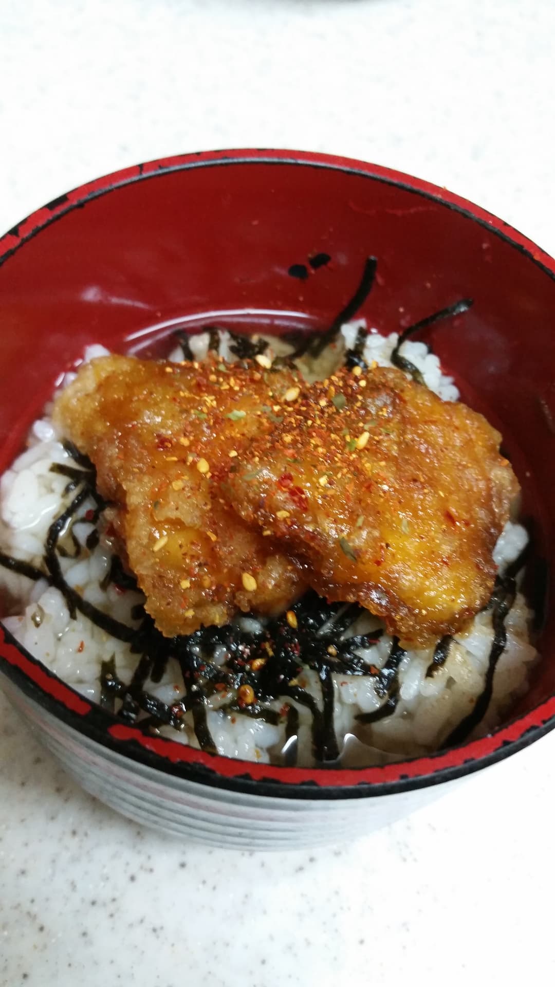 あじ南蛮茶漬けの完成写真