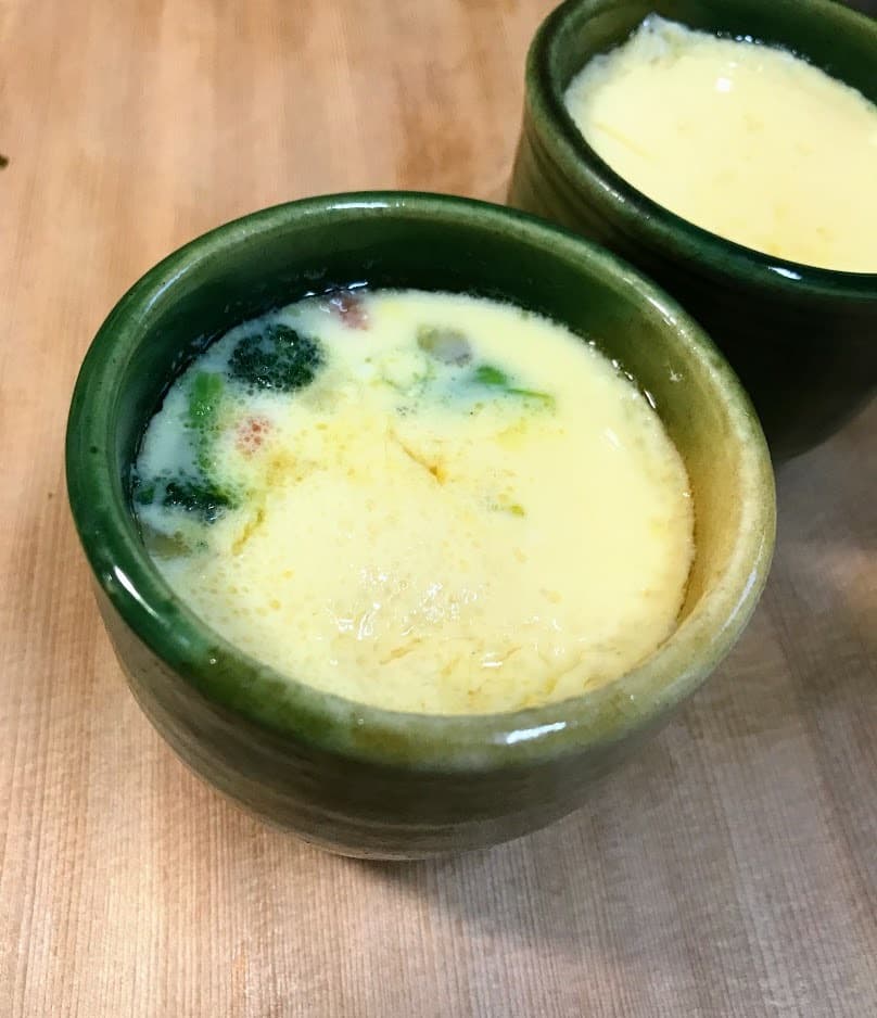 野菜の洋風茶碗蒸しの完成写真