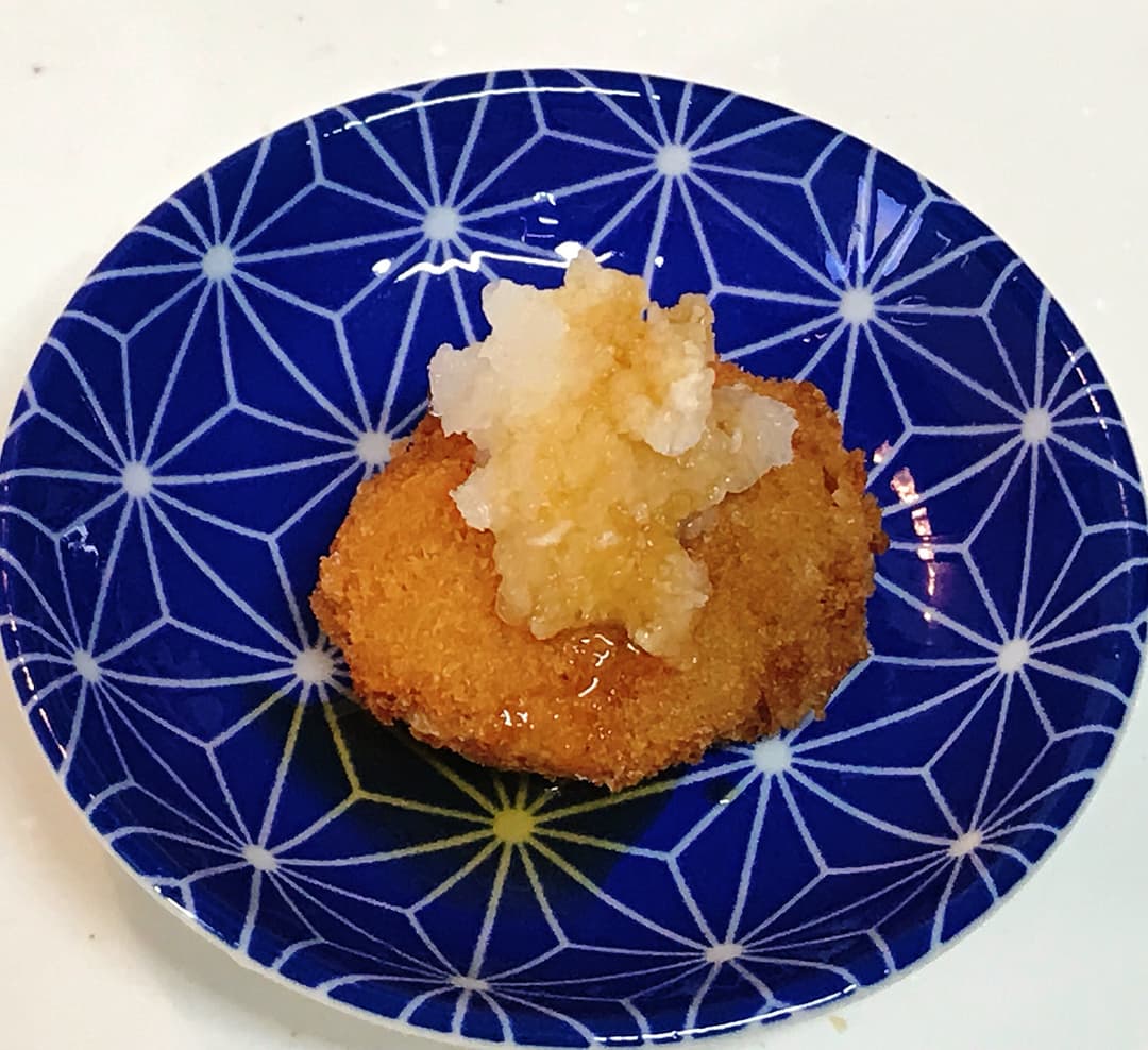 サッパリとしたおろしメンチカツの完成写真