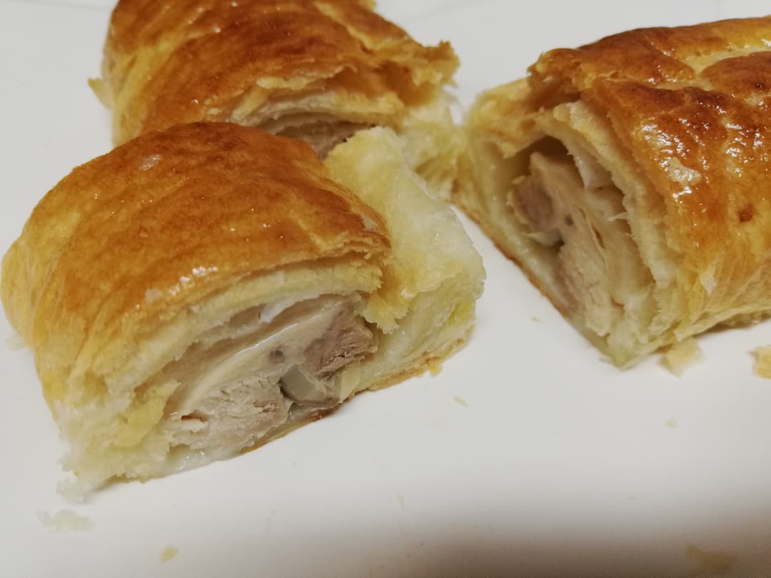 チキンのパイ包みの完成写真