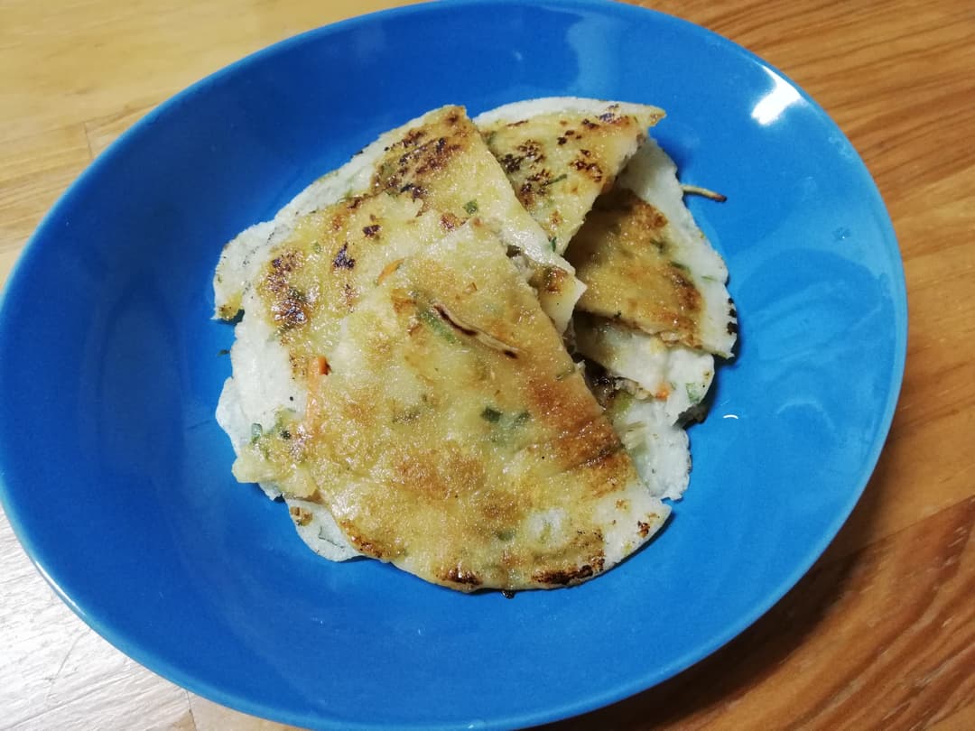 きんぴらの薄焼きの完成写真