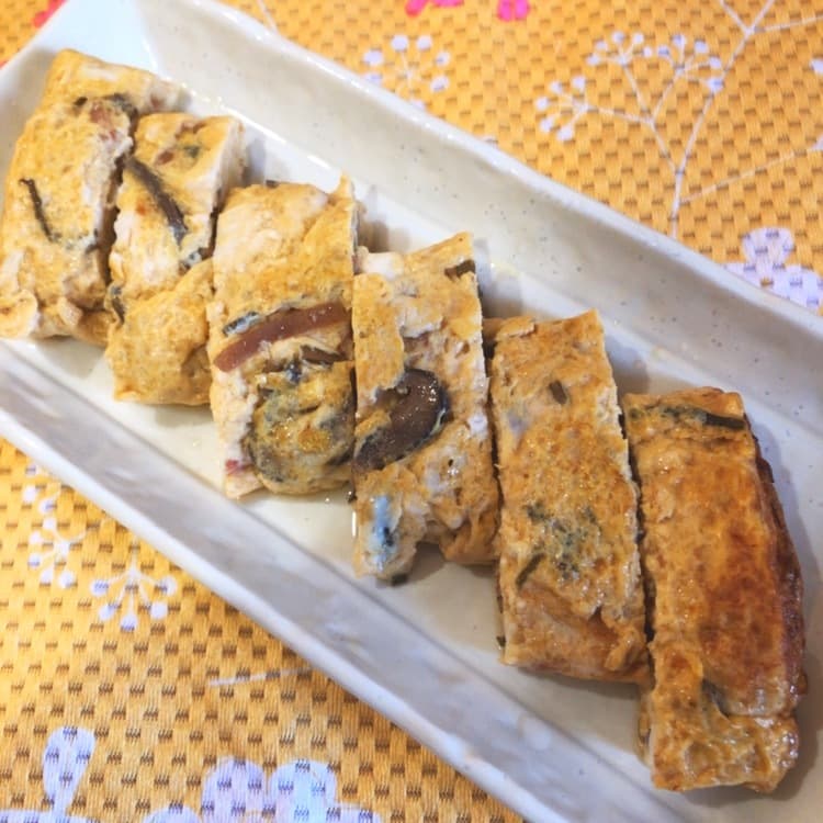 さつま揚げと昆布うま煮出汁巻の完成写真