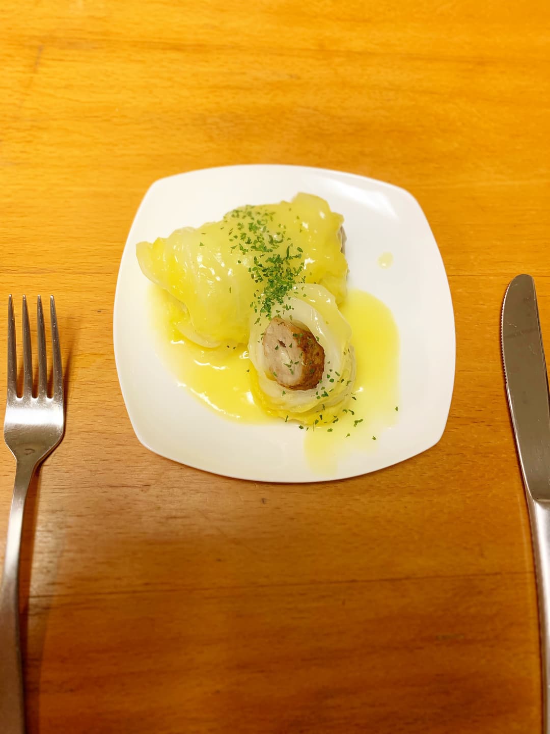 ロール白菜お肉とチーズ♪の完成写真