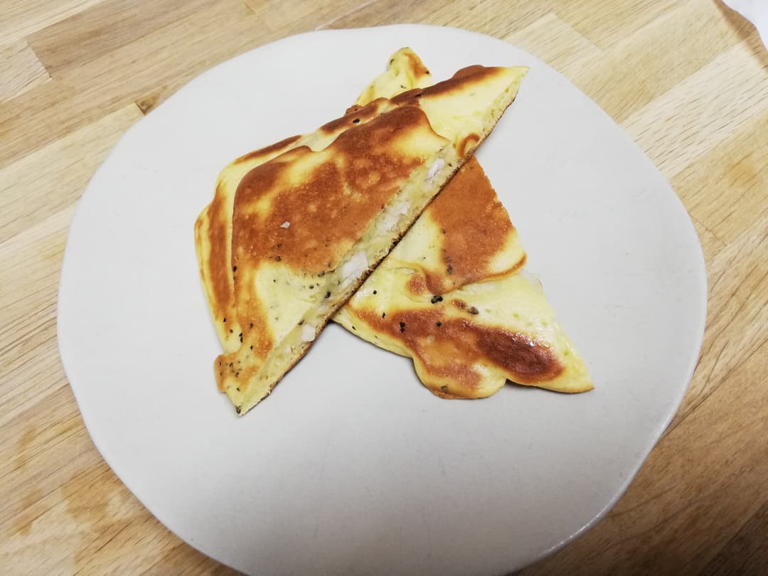 ケーキホットサンドの完成写真