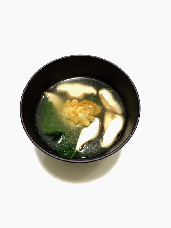 えびシューマイの中華スープの完成写真