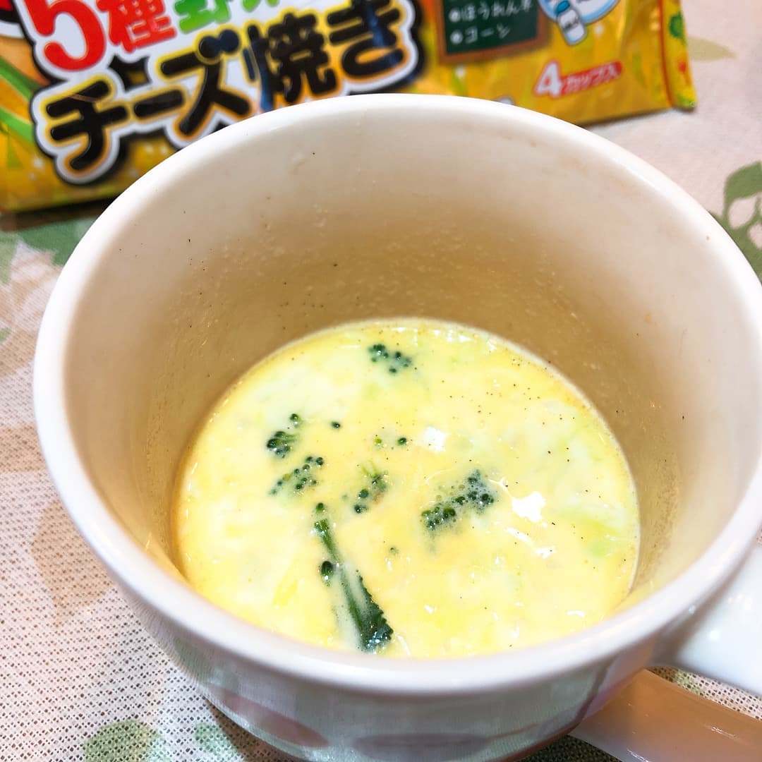ミルクスープの完成写真