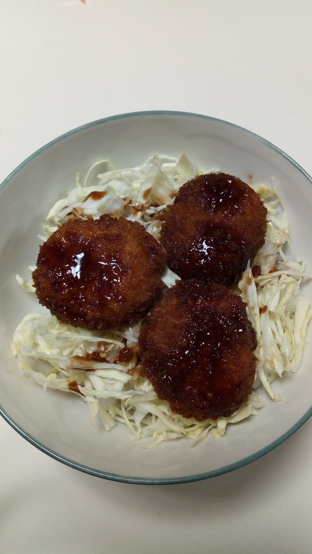 やわらかソースカツ丼の完成写真