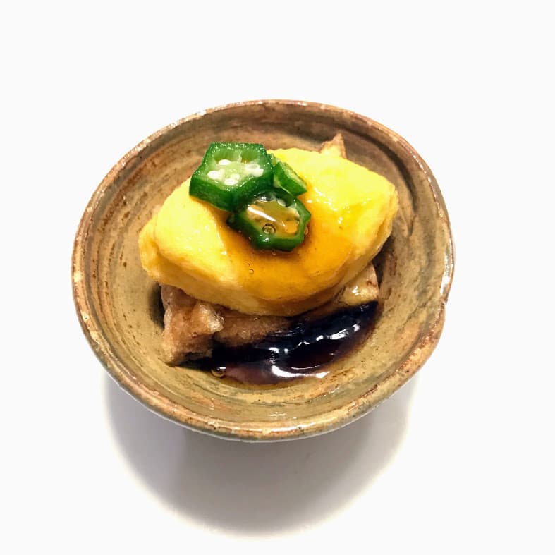厚揚げととろーり卵の餡かけの完成写真