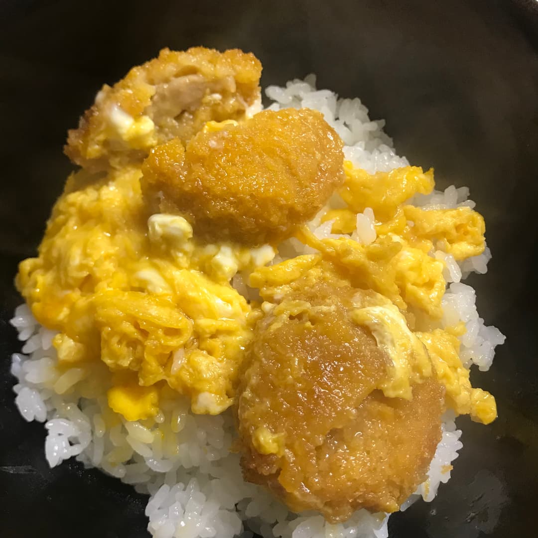 カツ丼の完成写真