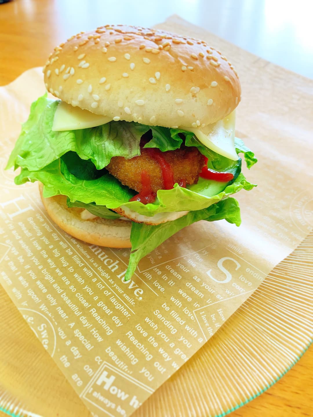 ★☆メンチカツバーガー★☆の完成写真