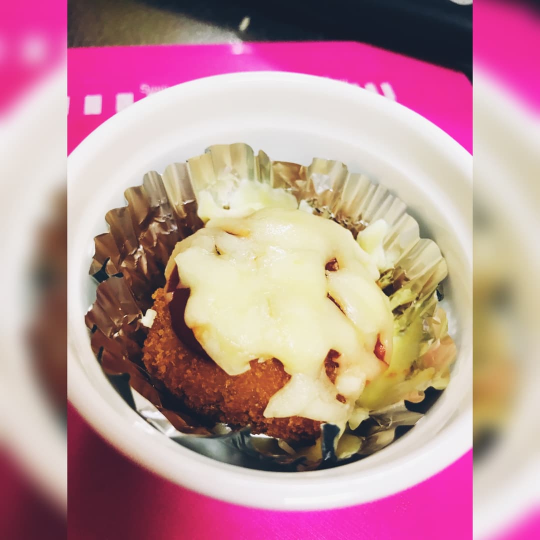 白身フライのトマトチーズ焼きの完成写真