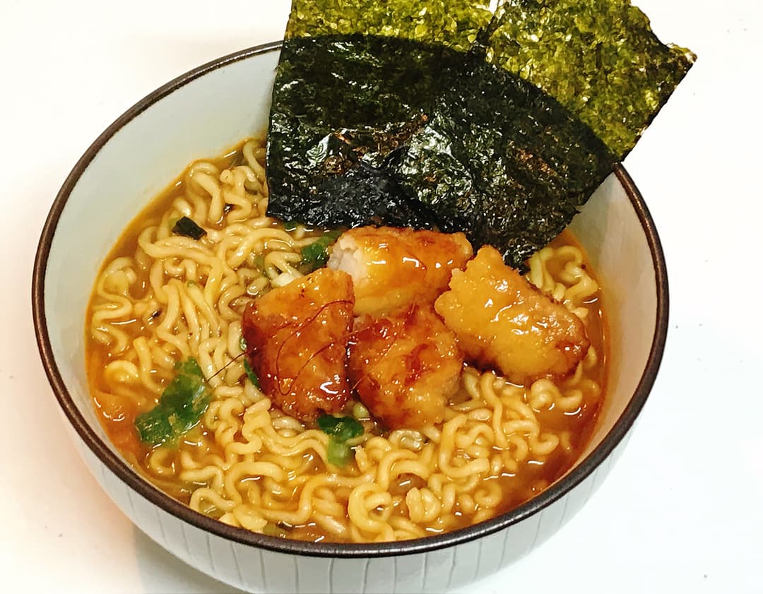 イカ天ラーメン の完成写真
