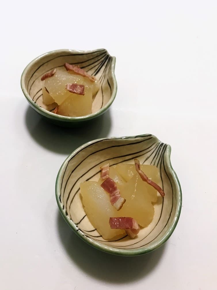 大根とベーコンの煮物の完成写真