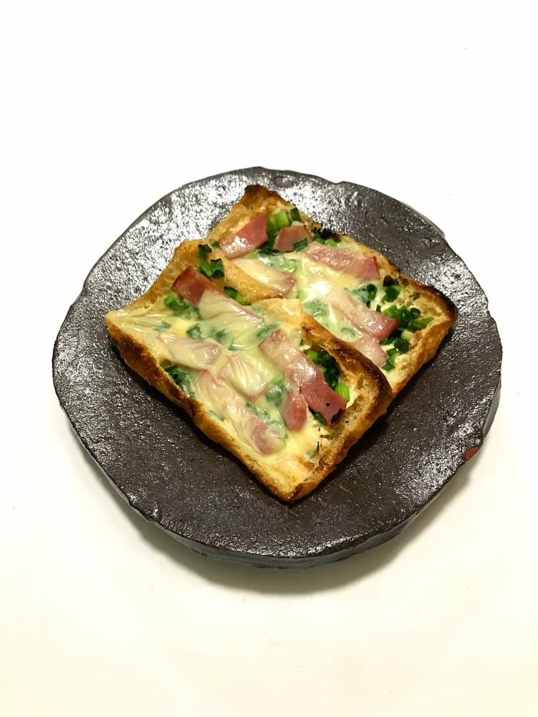 うす揚げのベーコンチーズ焼きの完成写真