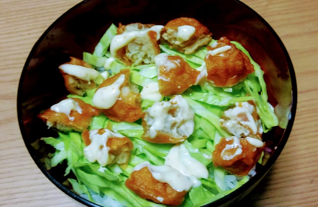 マヨから丼の完成写真