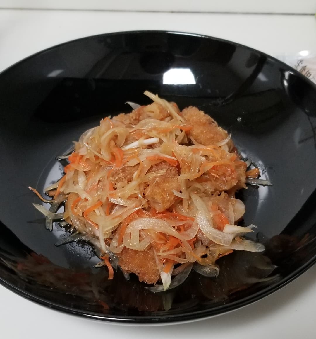 イカフライの南蛮漬けの完成写真