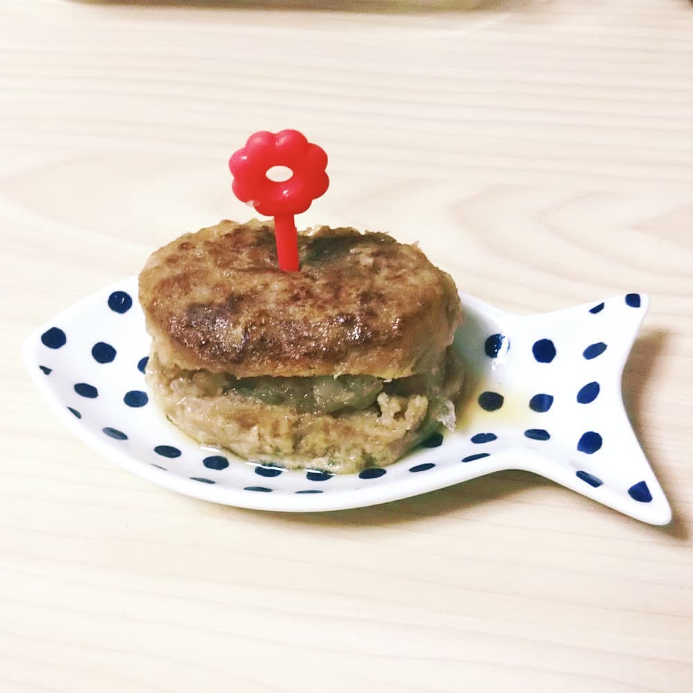 おろし挟みバーグの完成写真