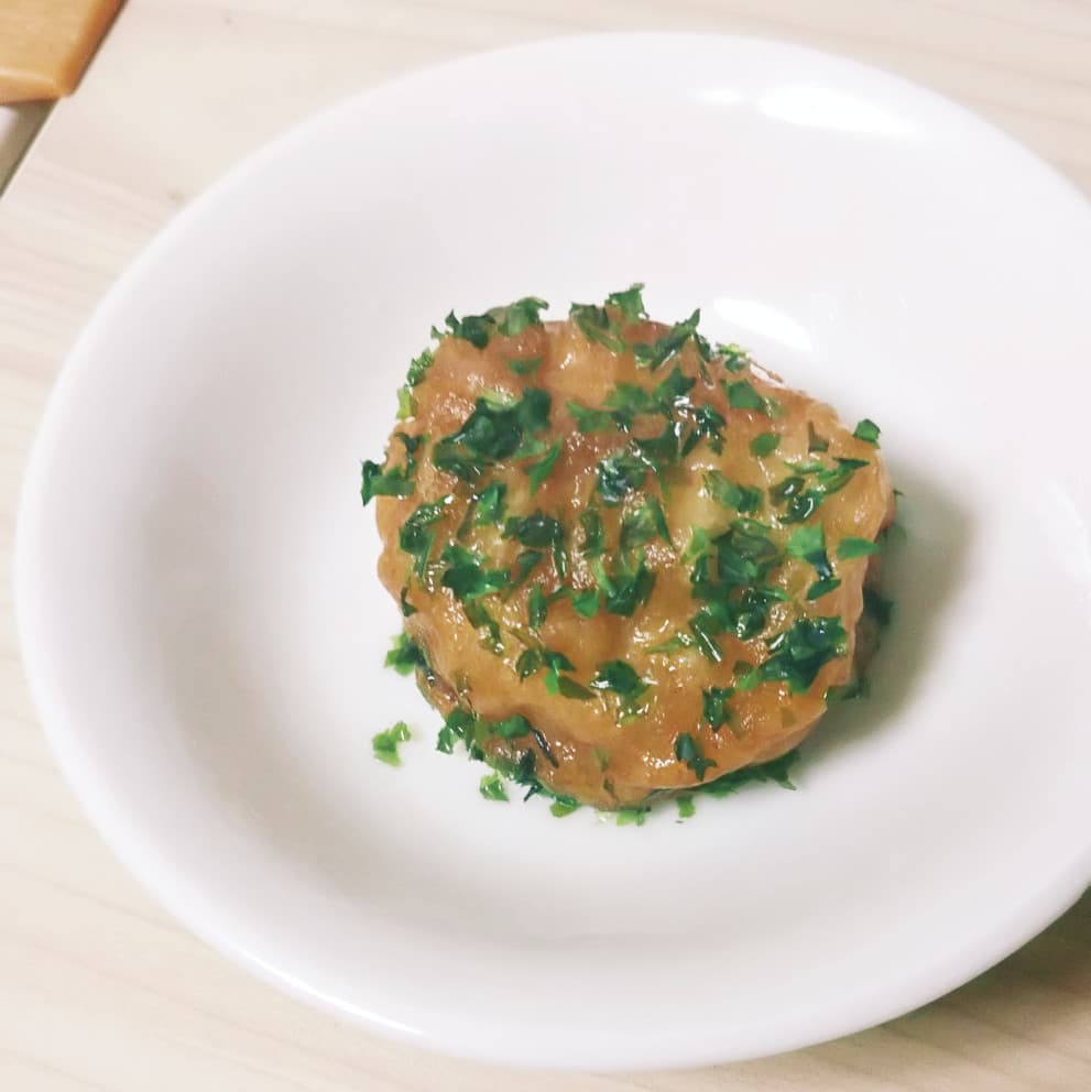 海苔バターからあげの完成写真