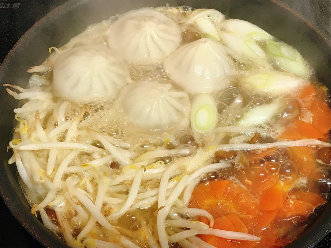 小籠包の味覇鍋の完成写真