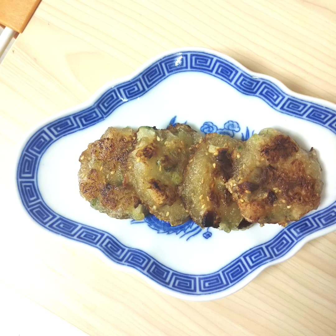 ちくわの大根餅の完成写真