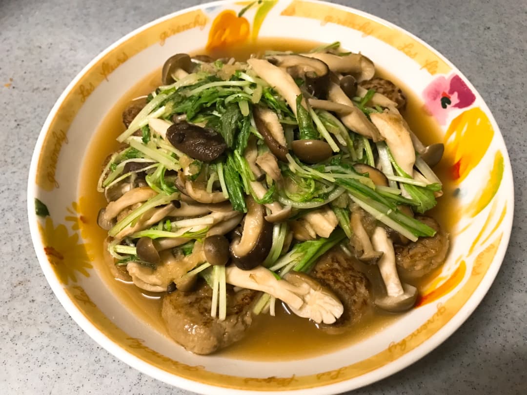 野菜たっぷり♪和風おろしハンバーグの完成写真