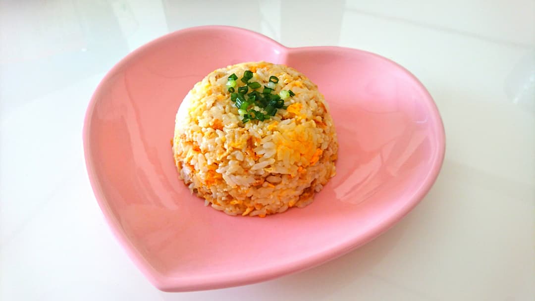 やさしい味♪しっとりチャーハンの完成写真