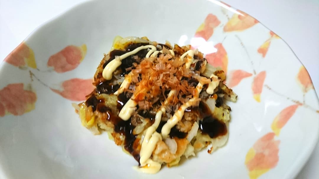 お手軽☆お好み焼きの完成写真
