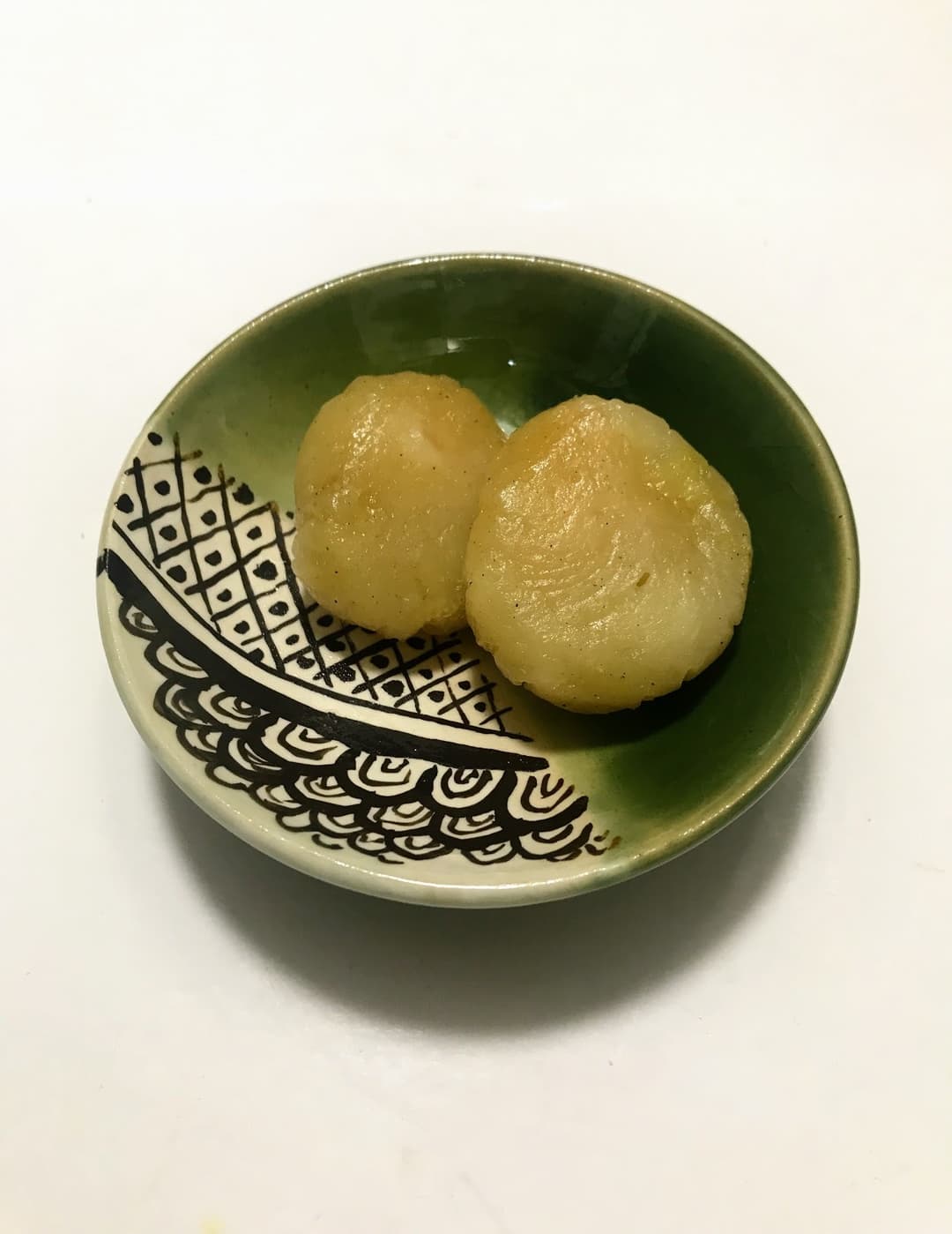 エビマヨ風味のいも団子の完成写真