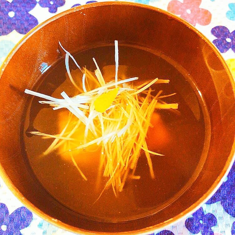 さけの吸い物 吉野仕立て風の完成写真