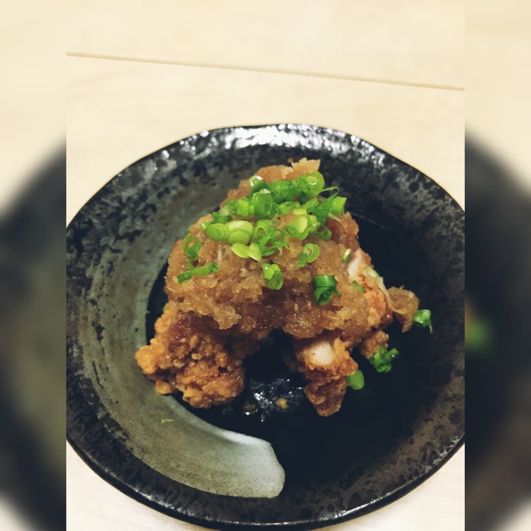 からあげみぞれポン酢の完成写真