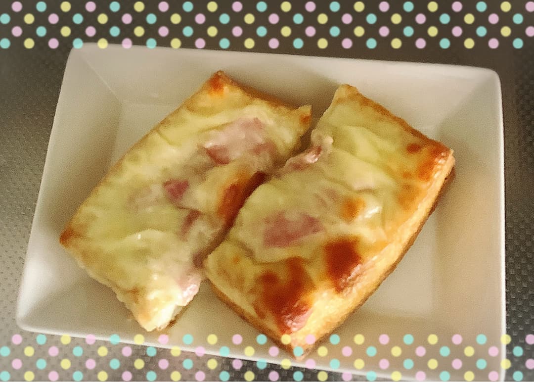 厚揚げツナマヨチーズ焼きの完成写真
