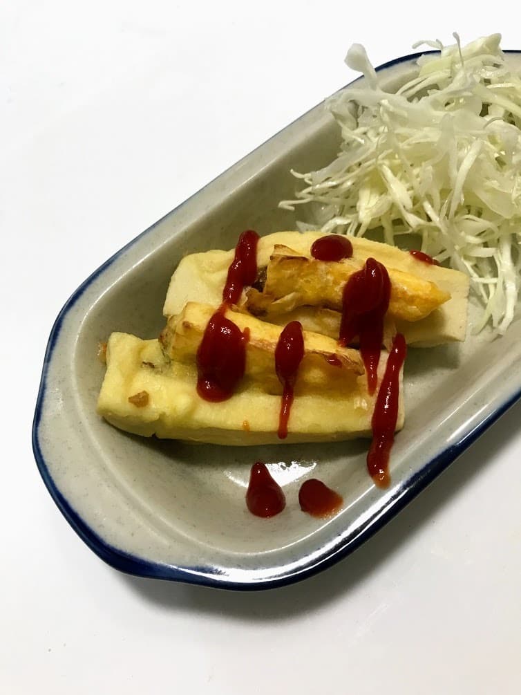 高野豆腐のオムレツサンドの完成写真