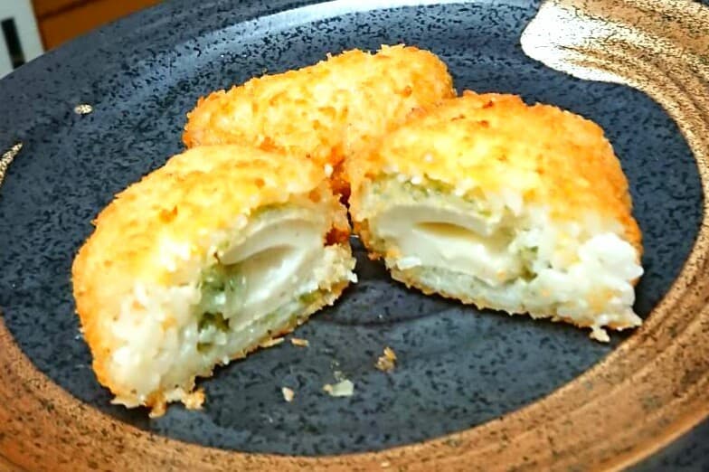 チーズちくわライスコロッケの完成写真