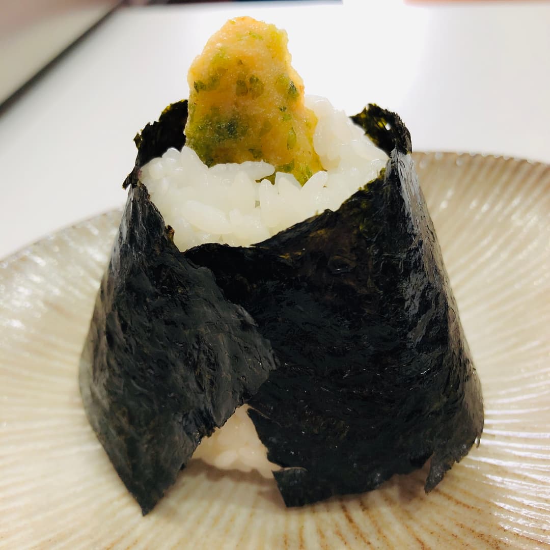 ささみ磯辺揚げの天むす風おにぎりの完成写真