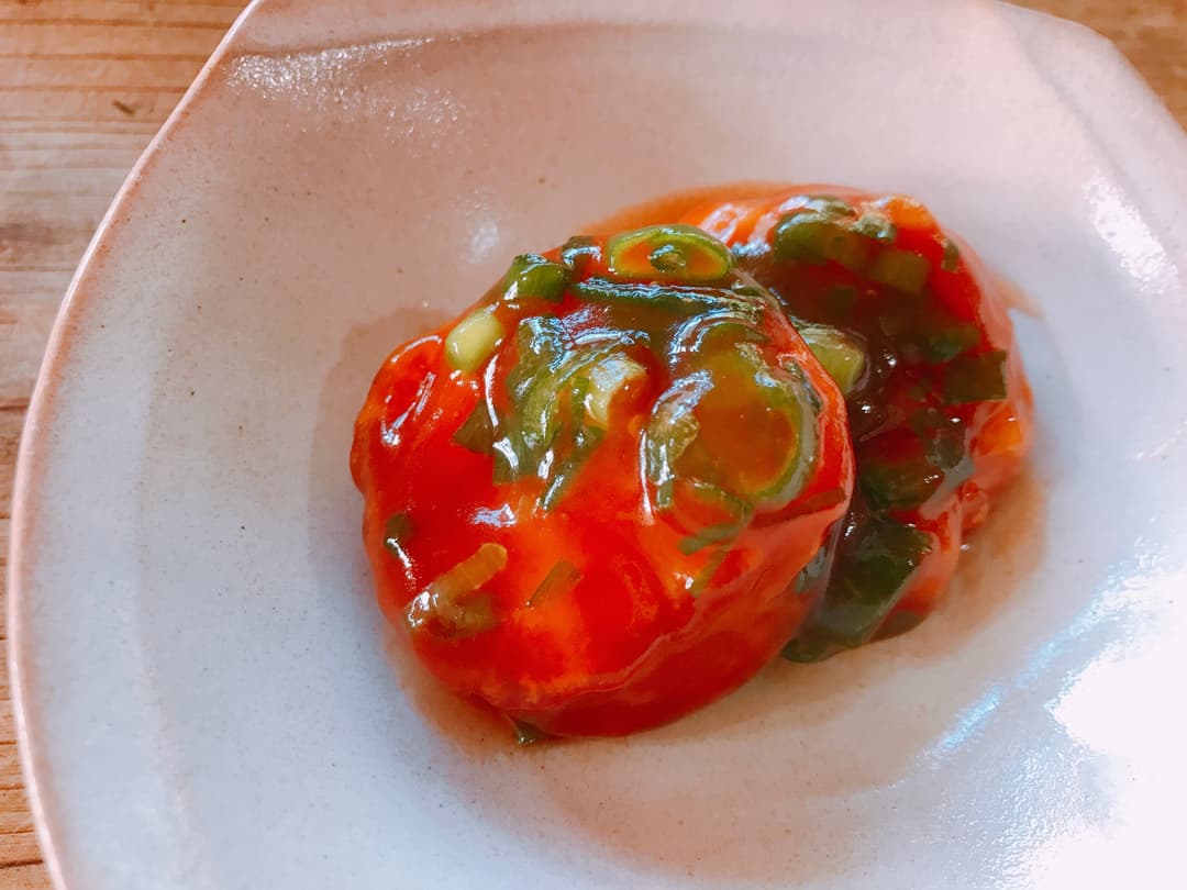 とりの甘酢ネギソースの完成写真