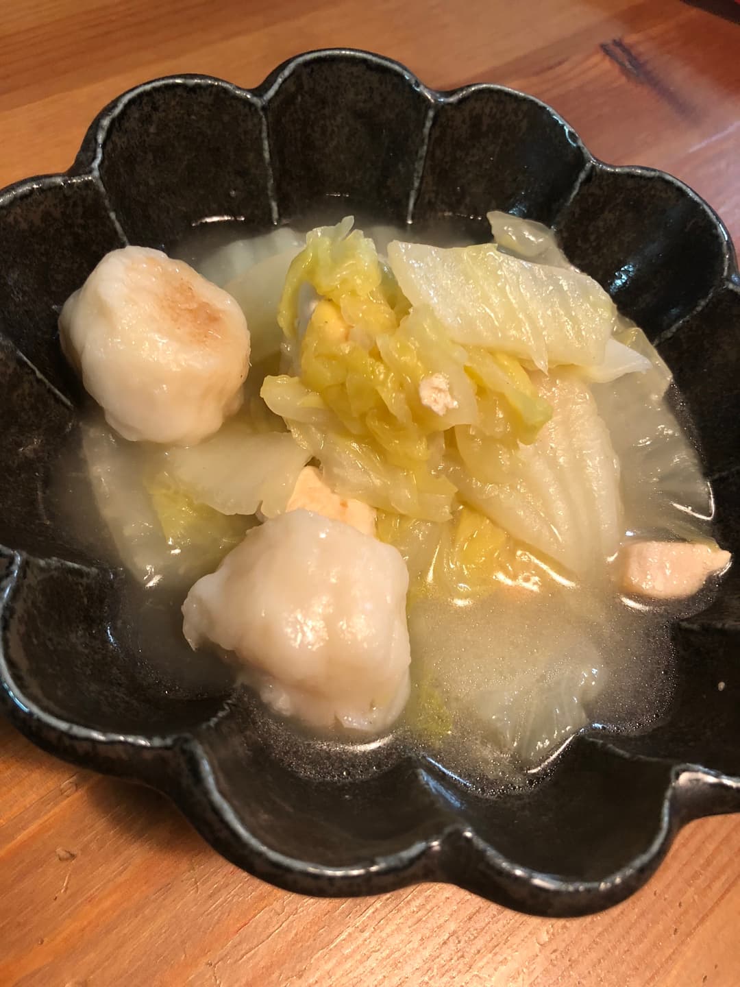 白菜のあんかけの完成写真