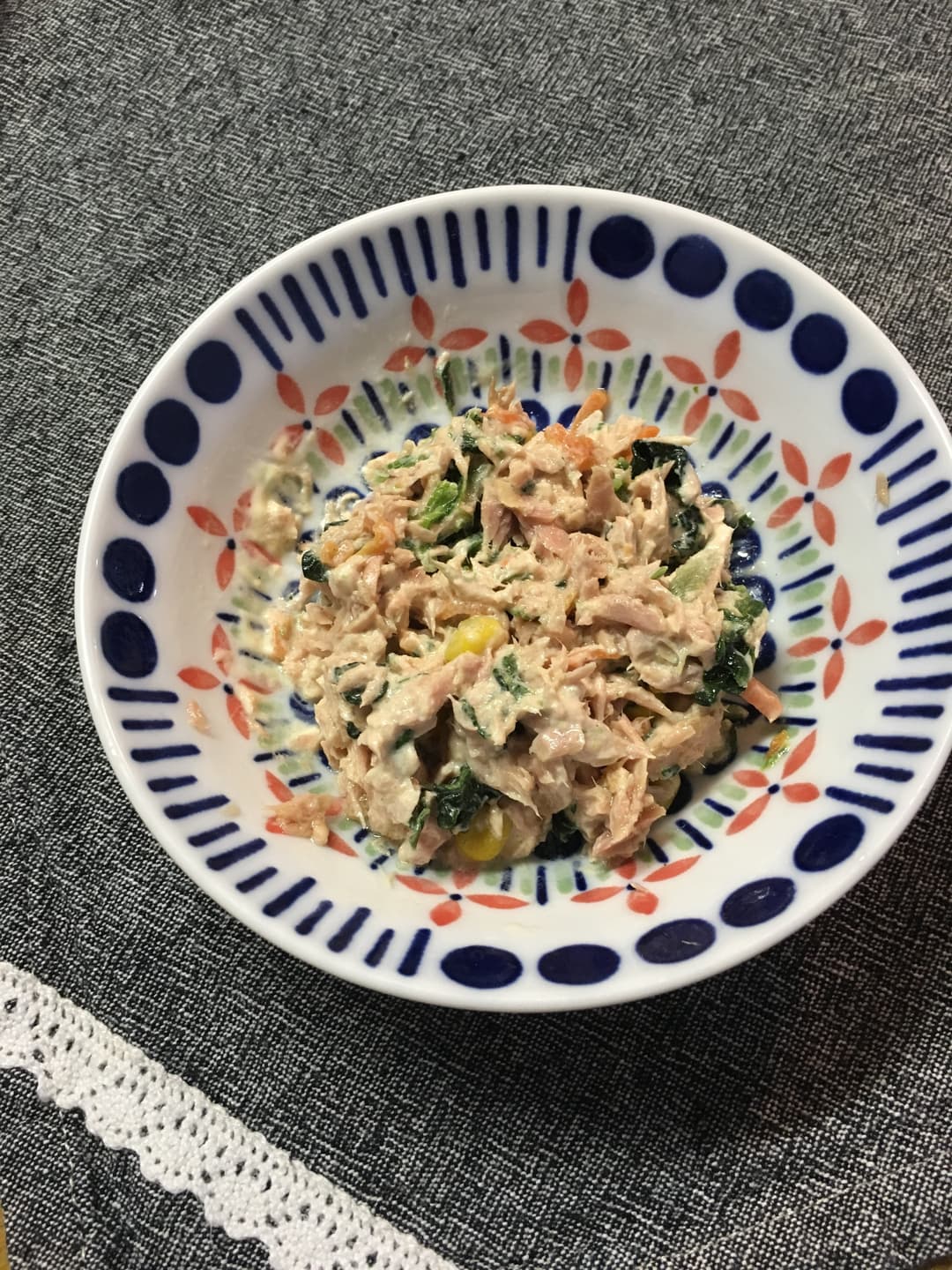 具材☆シーチキンマヨのほうれん草あえの完成写真