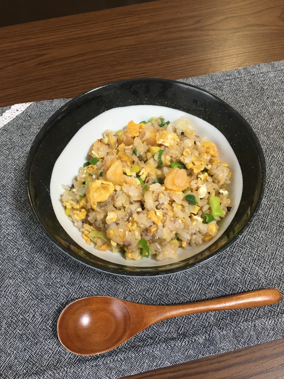 エビチリチャーハン(^^)の完成写真