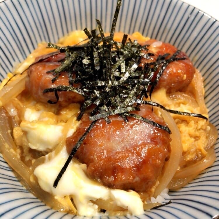 チキン南蛮で親子丼☆の完成写真