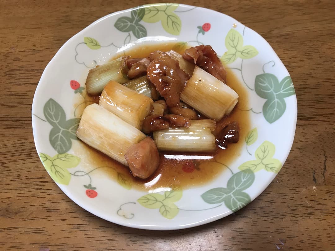 ねぎま炒めの完成写真