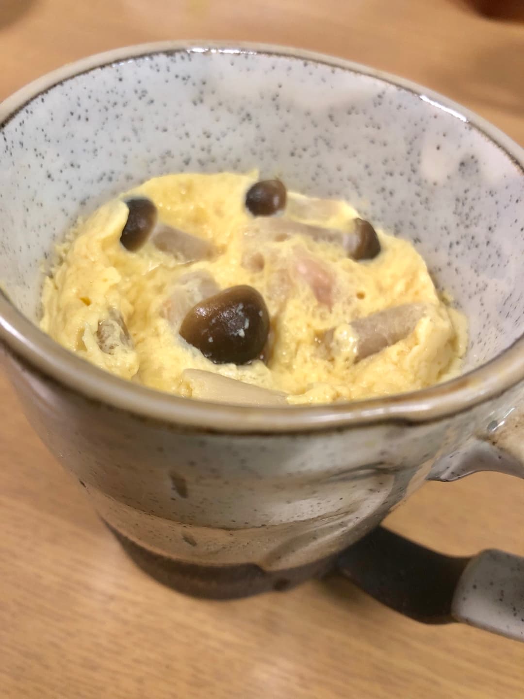 かにシュウマイ入り茶碗蒸しの完成写真