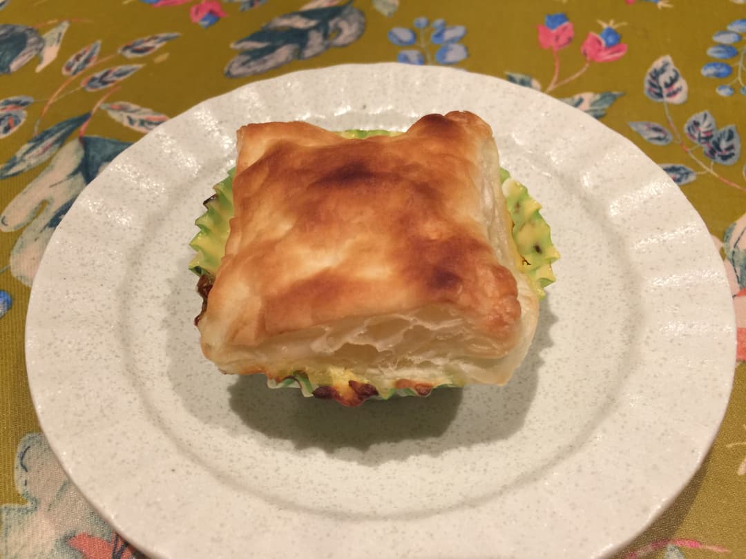 ミニ☆クリームシチューのパイ包み焼きの完成写真