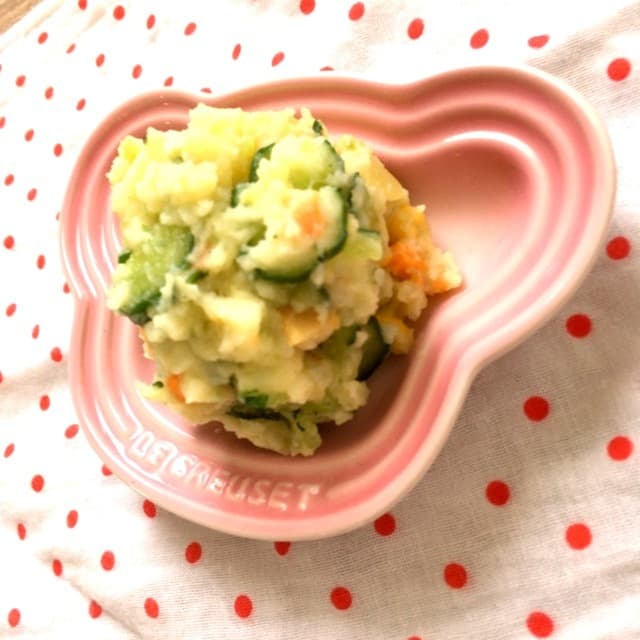5種野菜のチーズ焼きでポテサラ☆の完成写真