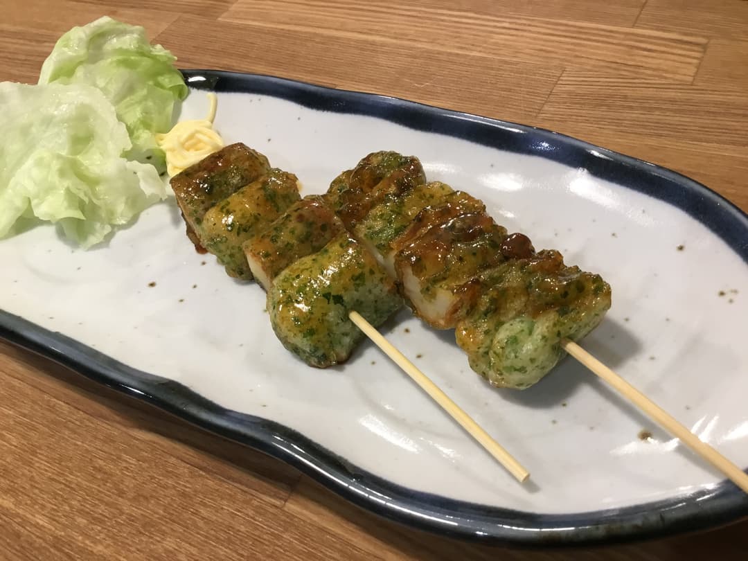 照り焼き風ちくわの磯辺揚げの完成写真