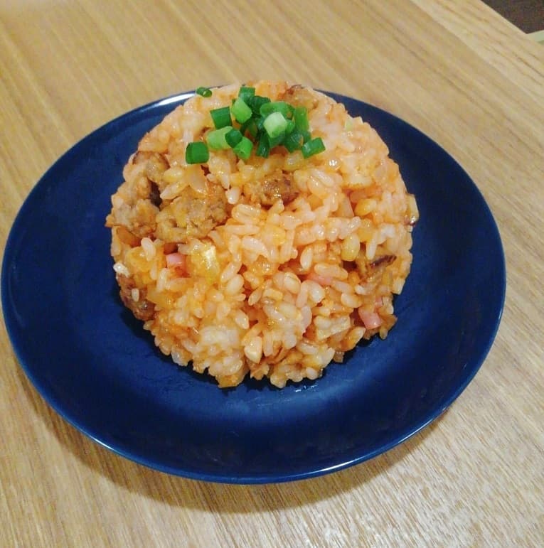 ハンバーグライスの完成写真