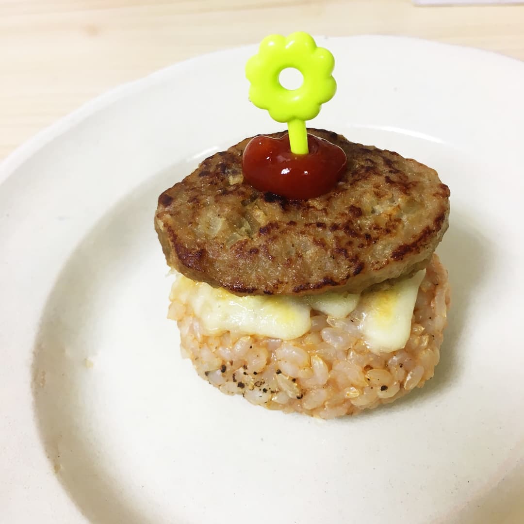 ハンバーグおすしの完成写真