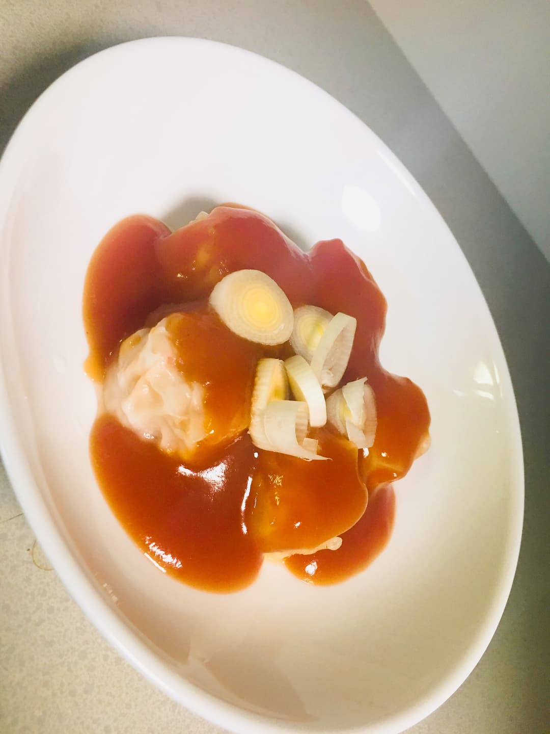 ★かにシューマイの洋風あんかけ★の完成写真