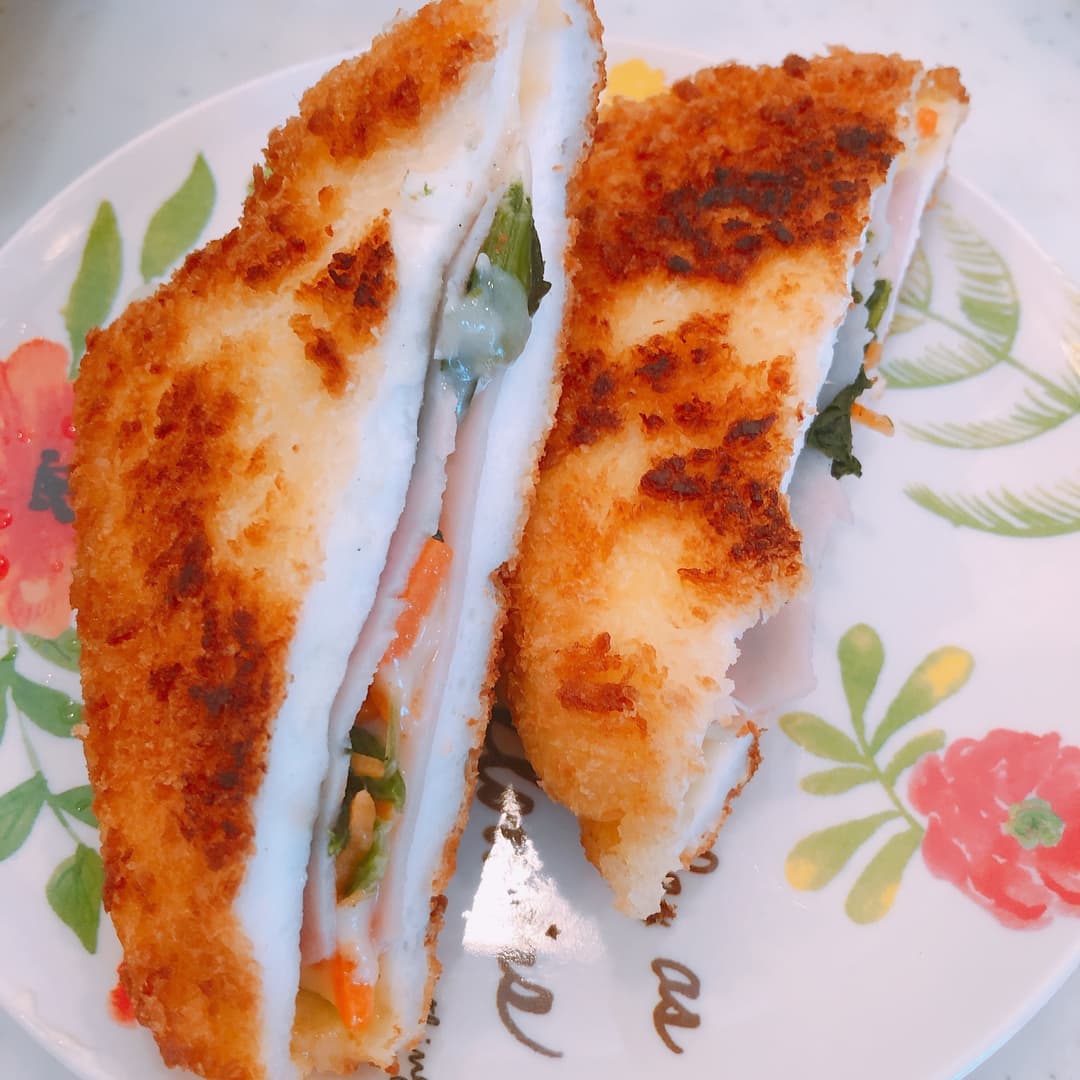 野菜もサンド!はんぺんハムチーズフライの完成写真
