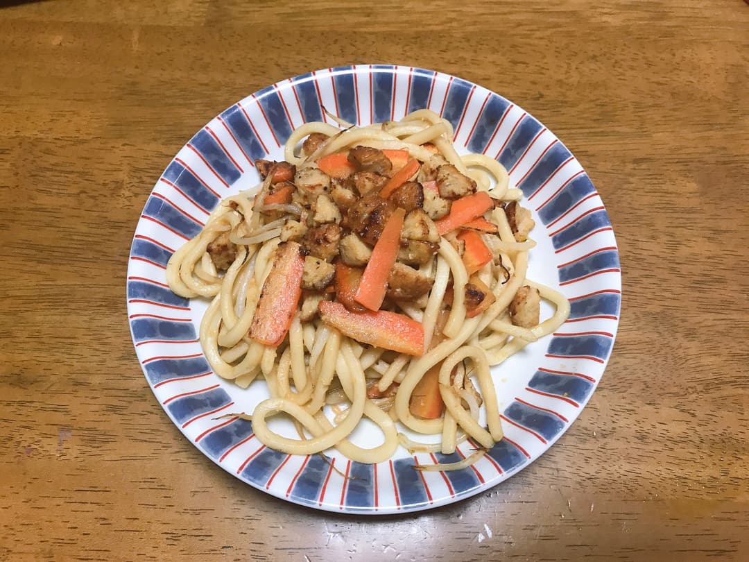焼うどんの完成写真