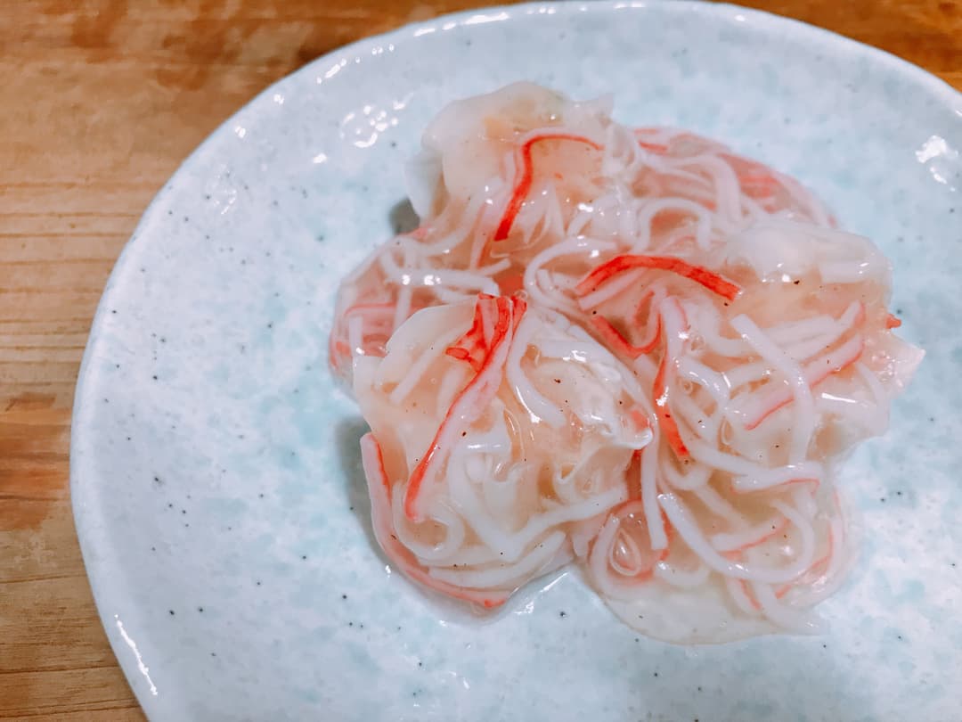 蟹づくし!あんかけ蟹焼売の完成写真